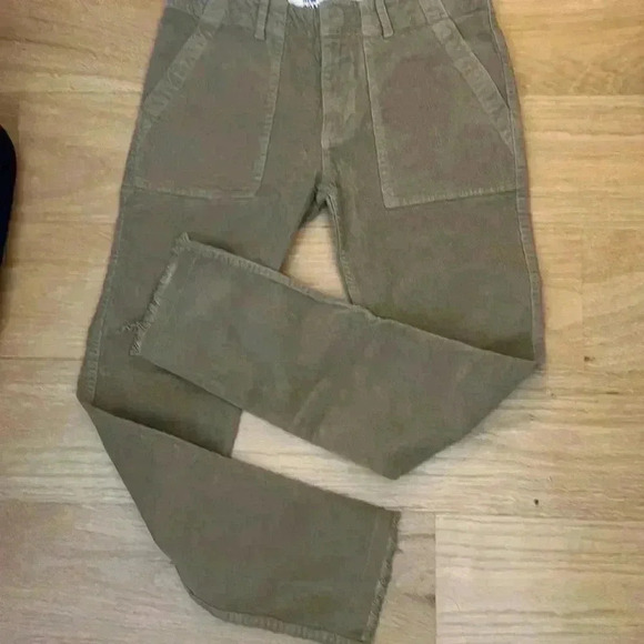 New NILI LOTAN Jenna Pant Sz 00 Color:Khaki Retails $515 - Picture 6 of 7